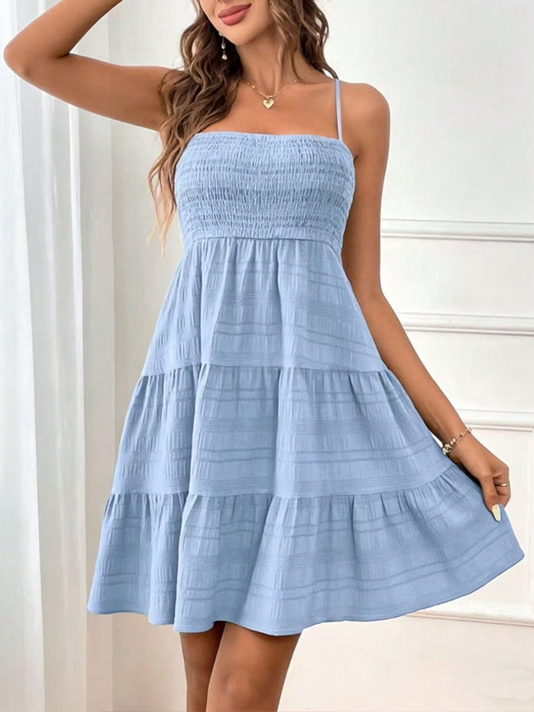 Rochie scurtă SHEIN, albastru