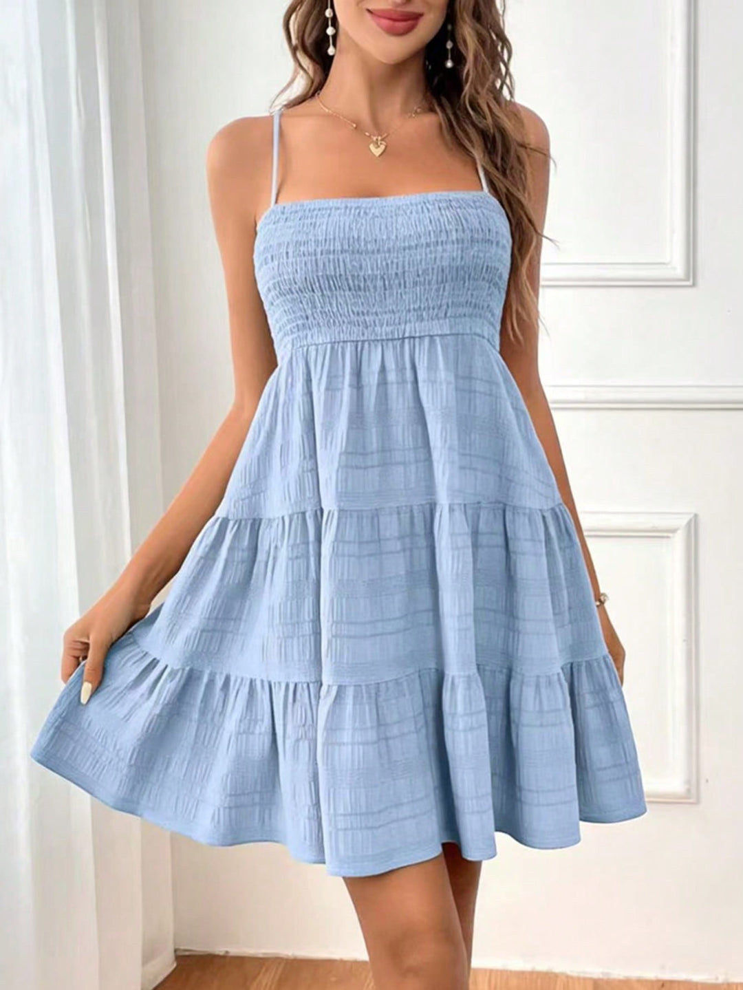 Rochie scurtă SHEIN, albastru