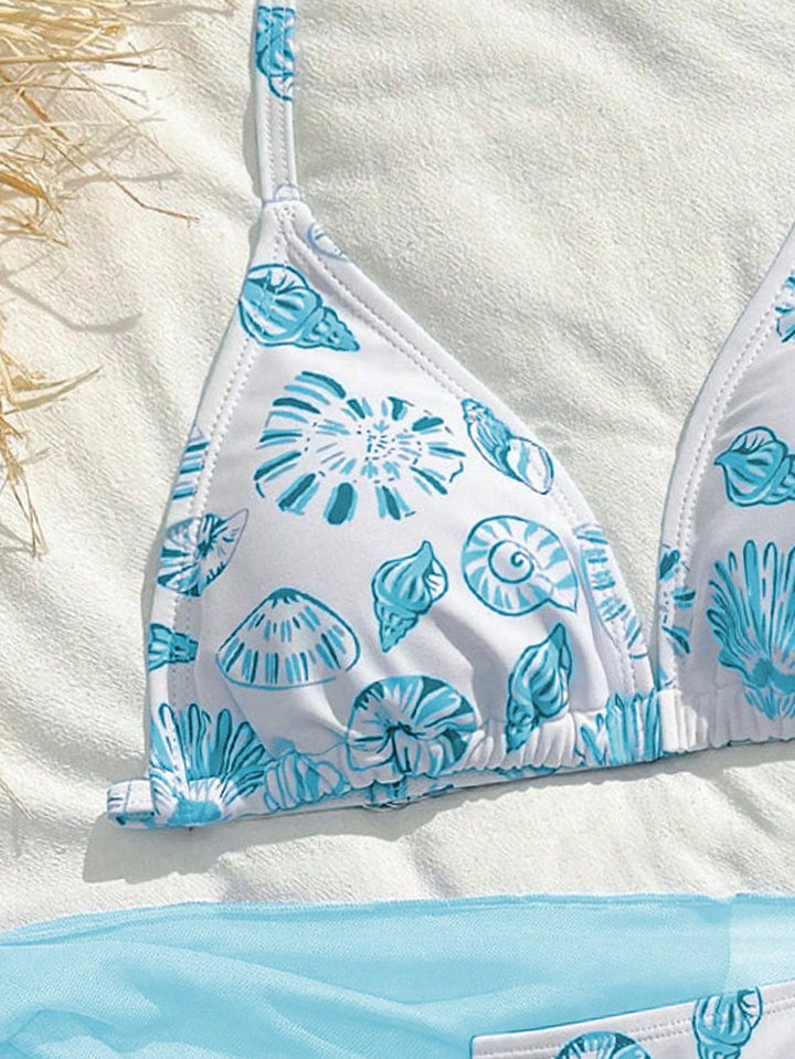 Set bikini SHEIN, turcoaz