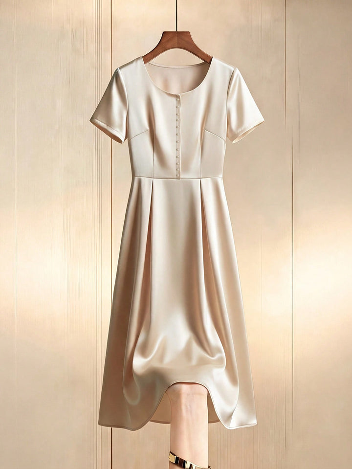 Rochie maxi SHEIN, auriu
