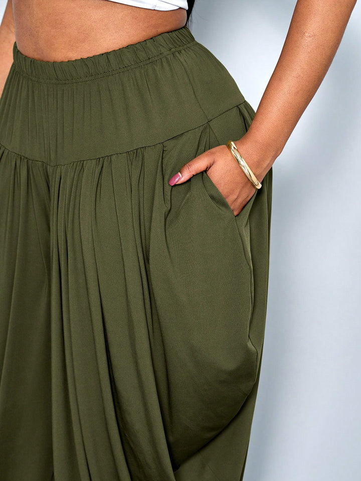 Pantaloni SHEIN, kaki