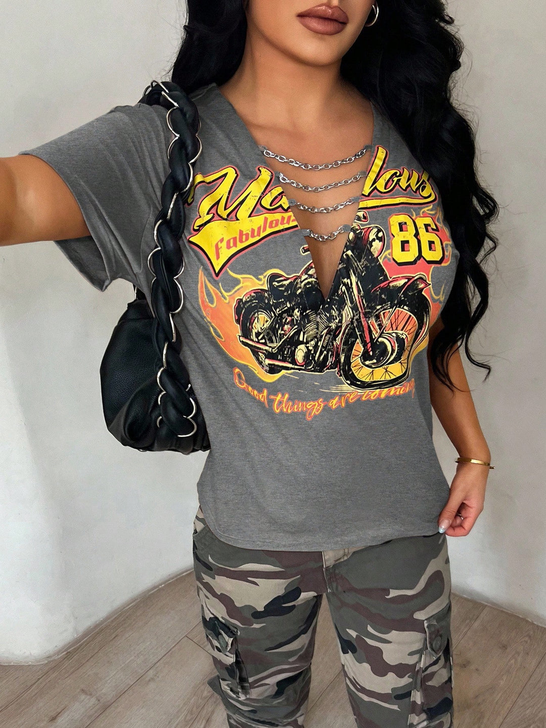 Tricou SHEIN, gri