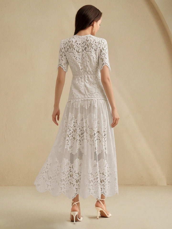Rochie maxi SHEIN, bej