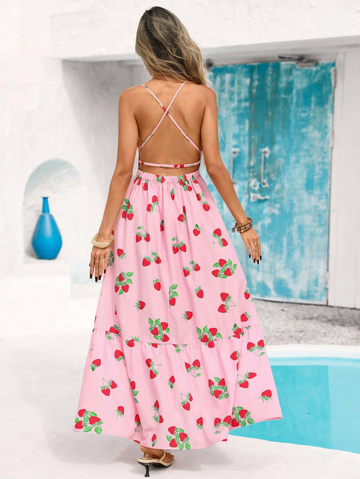 Rochie maxi SHEIN, roz