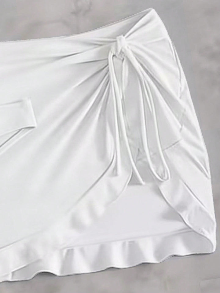 Set bikini SHEIN, alb
