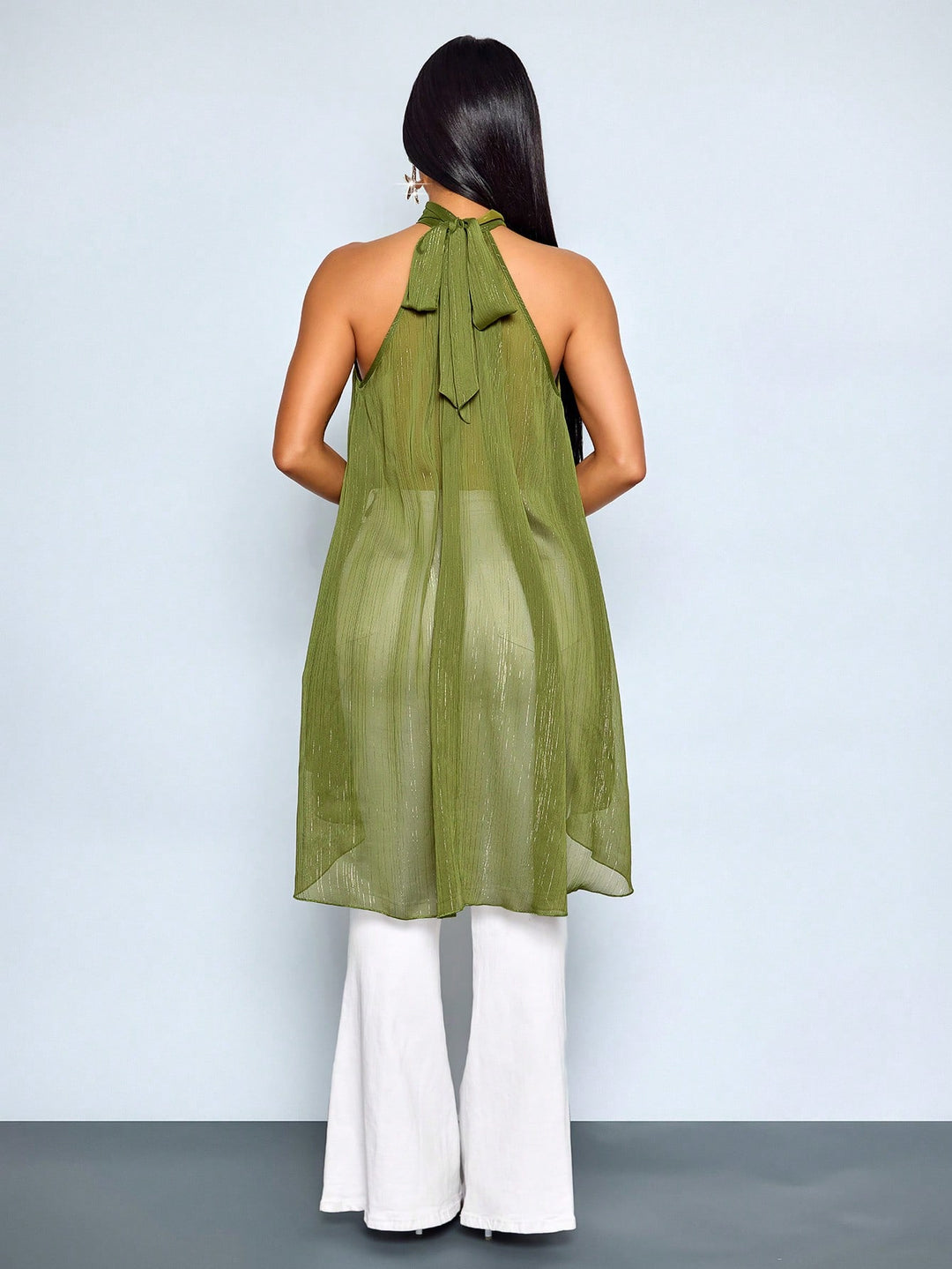 SHEIN blúz, khaki