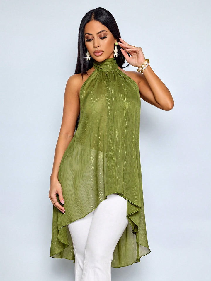SHEIN blúz, khaki
