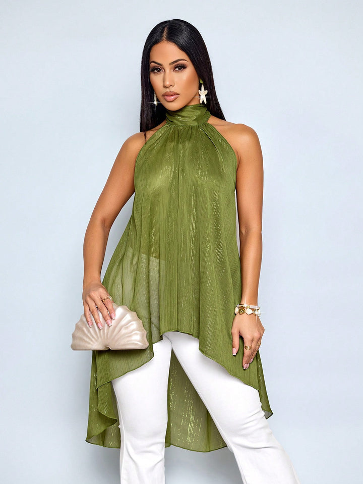SHEIN blúz, khaki