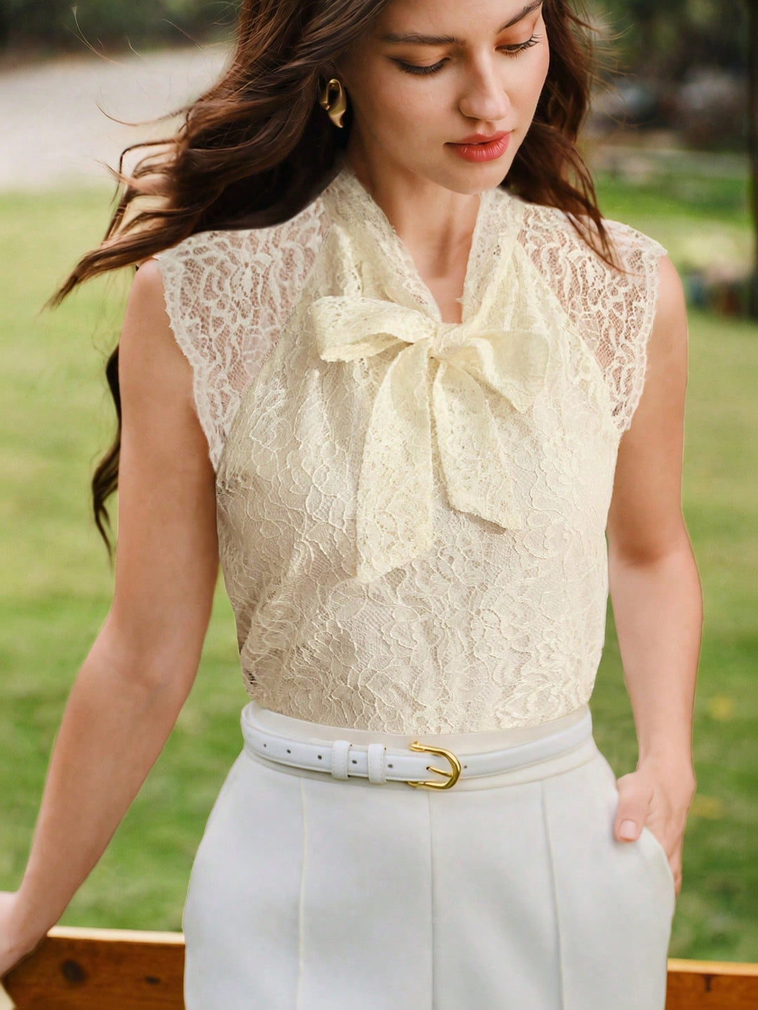 Top SHEIN, portocaliu