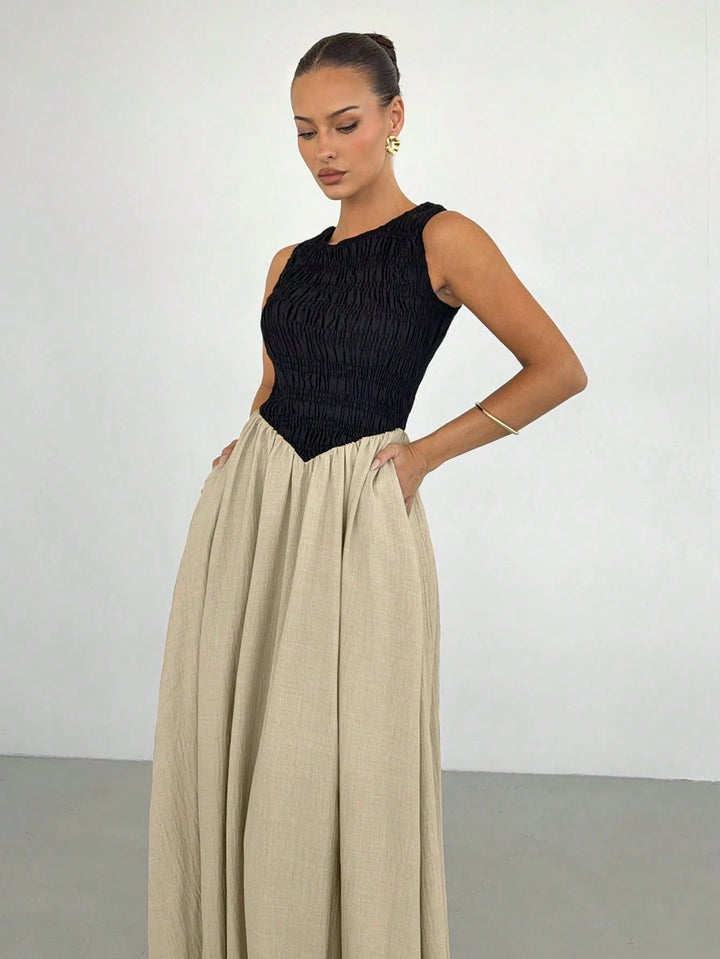 Rochie maxi SHEIN, mix culori