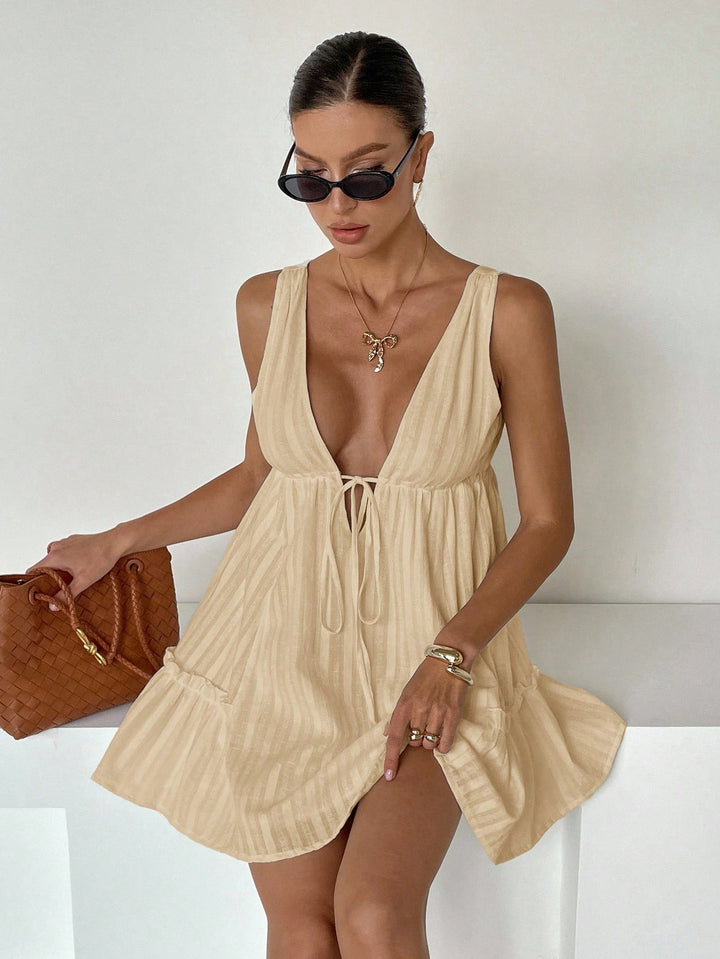 Rochie mini SHEIN, bej
