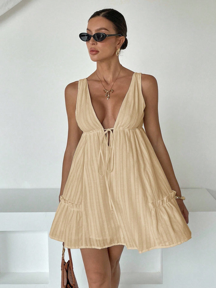 Rochie mini SHEIN, bej
