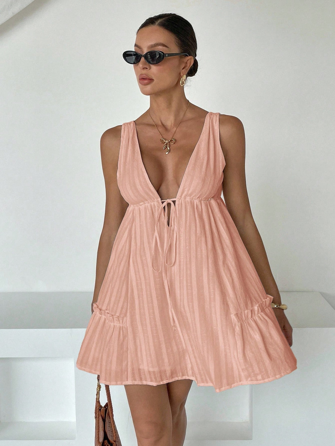 Rochie mini SHEIN, roz