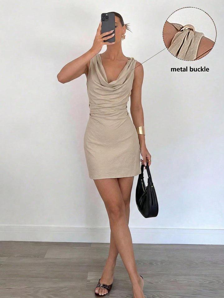 Rochie mini SHEIN, portocaliu