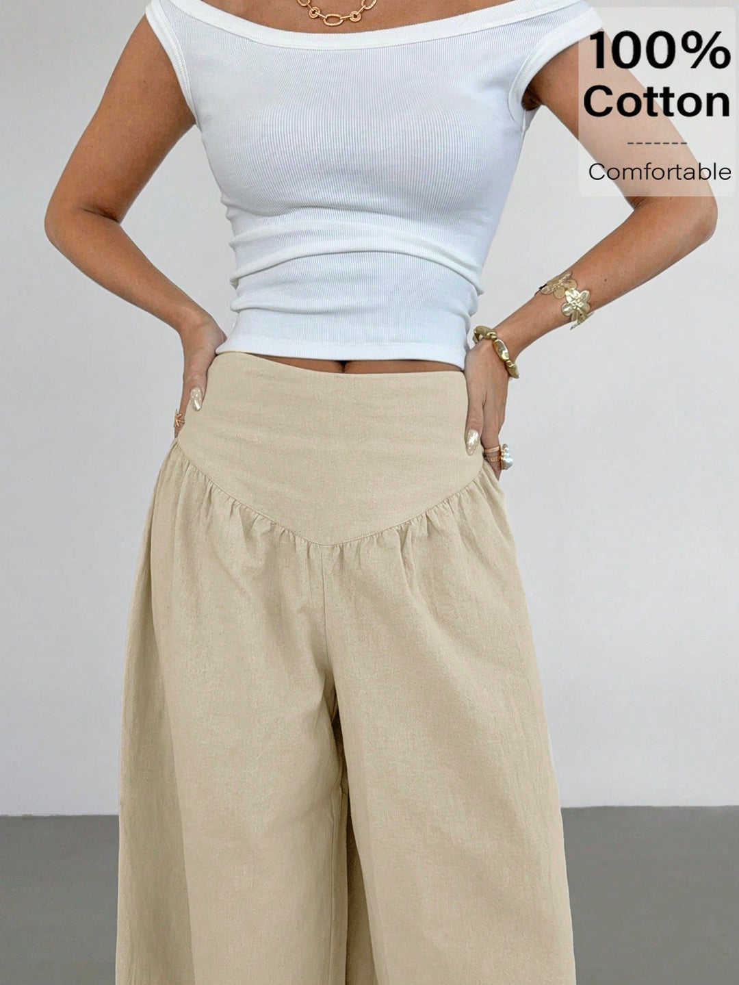 Pantaloni SHEIN, portocaliu