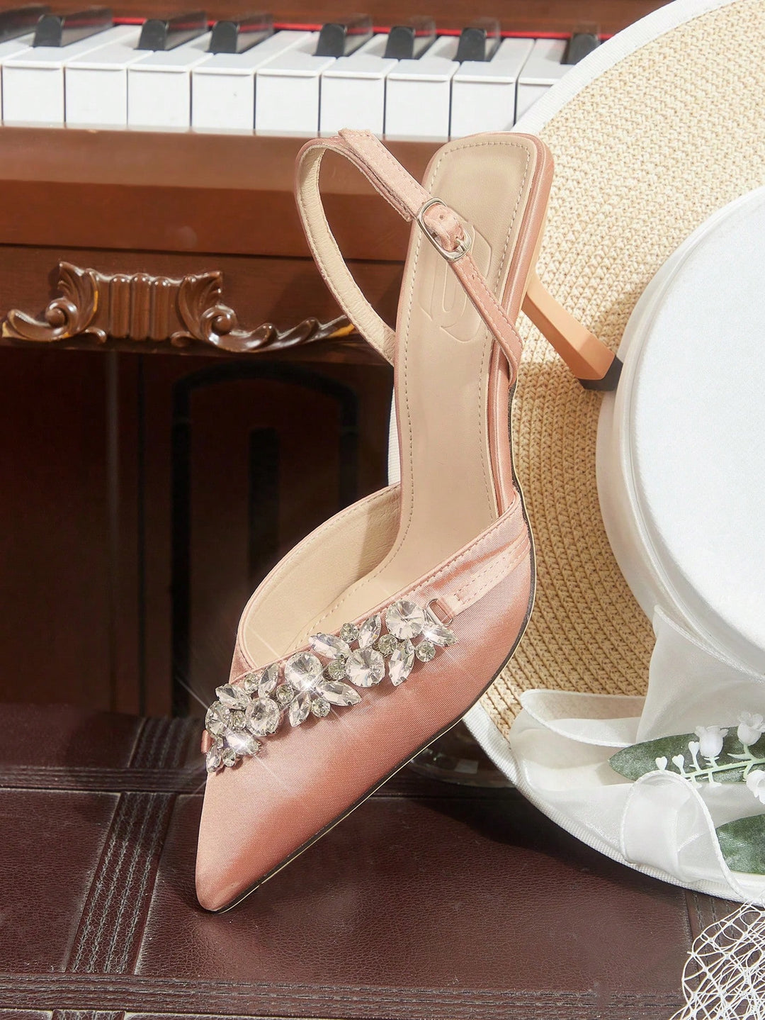 Pantofi cu toc SHEIN, roz