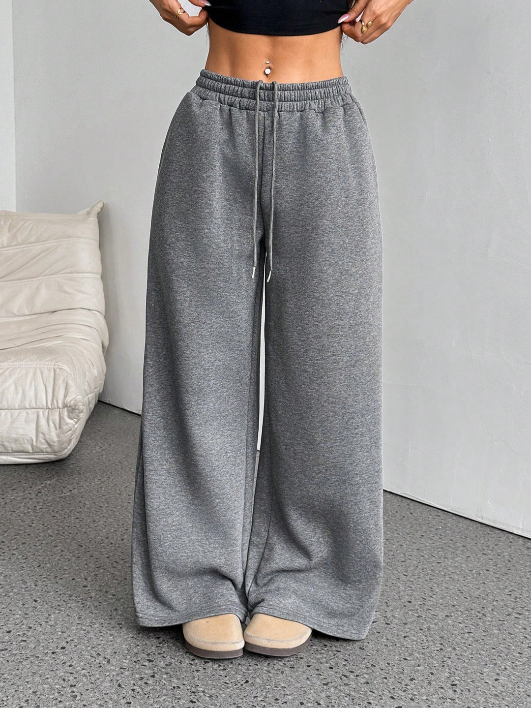 Pantaloni SHEIN, gri