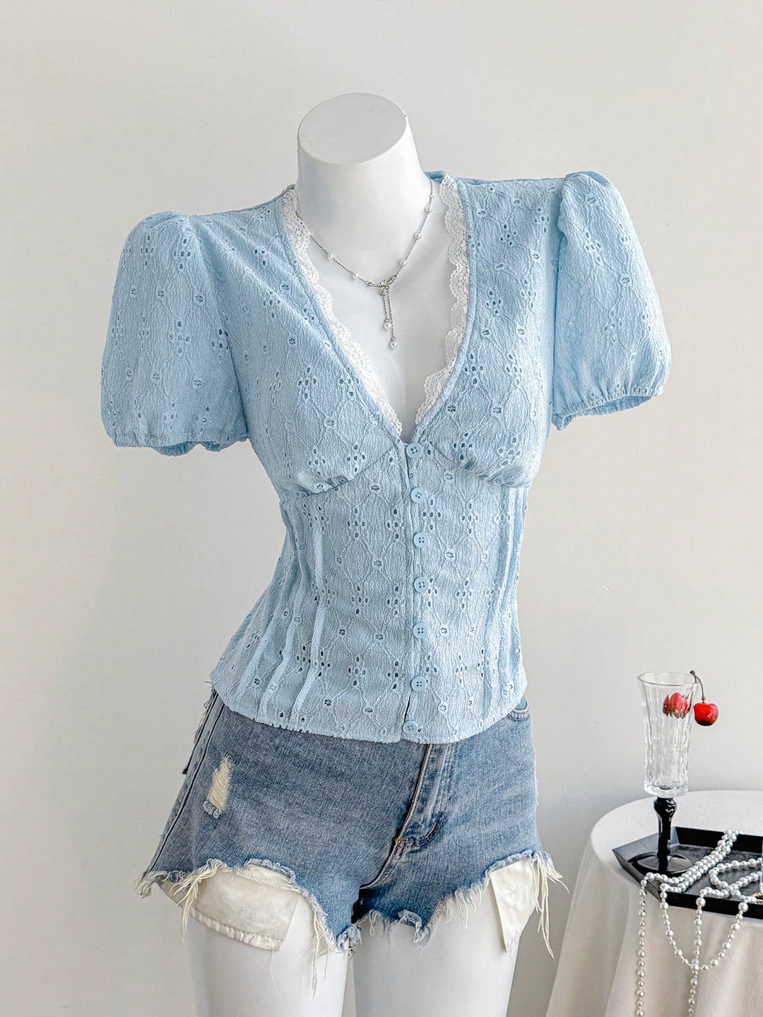 Bluza SHEIN, albastru