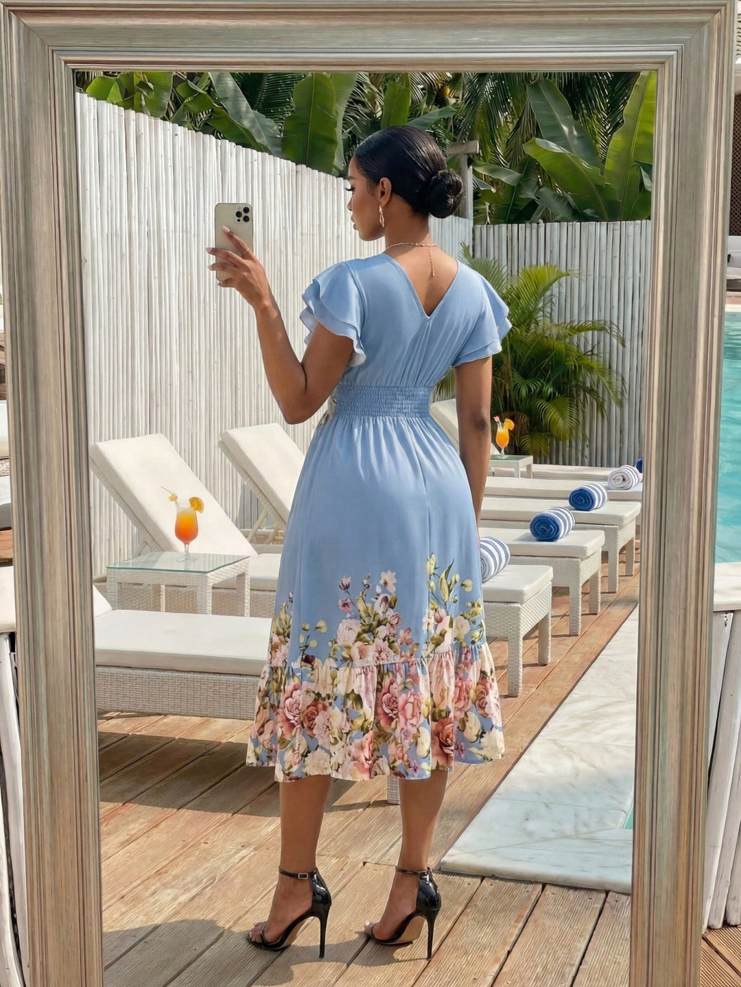Rochie SHEIN, mix culori