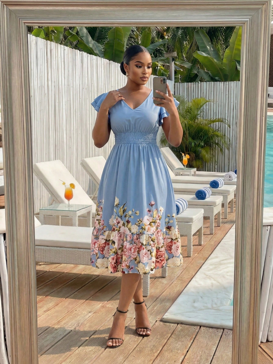 Rochie SHEIN, mix culori