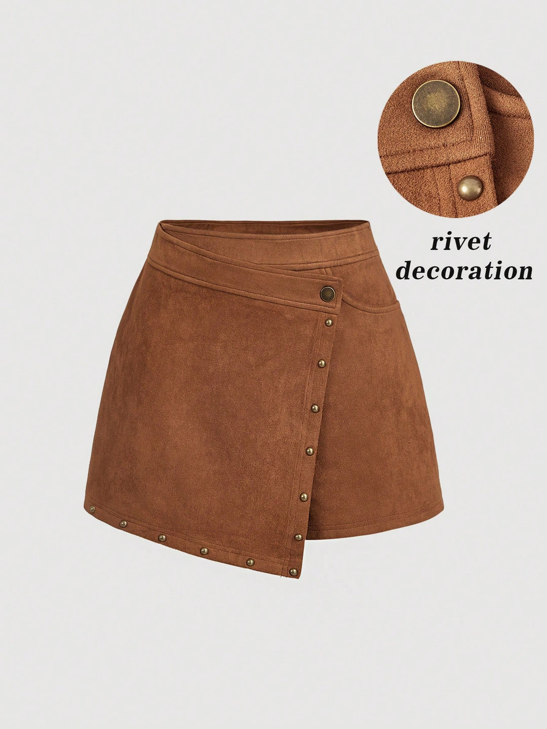Fustă pantalon SHEIN, maro