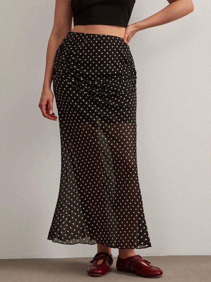 Fustă maxi SHEIN, negru