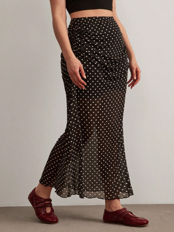 Fustă maxi SHEIN, negru