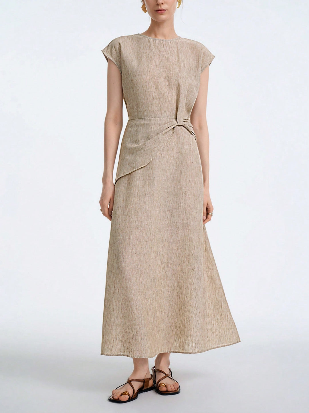 Rochie maxi SHEIN, kaki