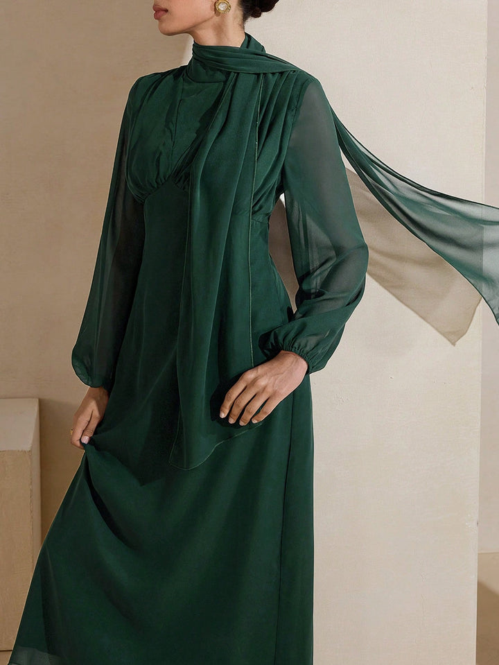 Rochie maxi SHEIN, verde