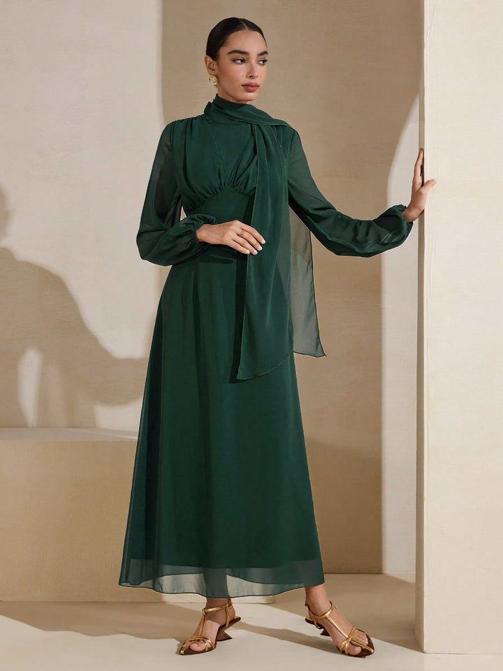 Rochie maxi SHEIN, verde