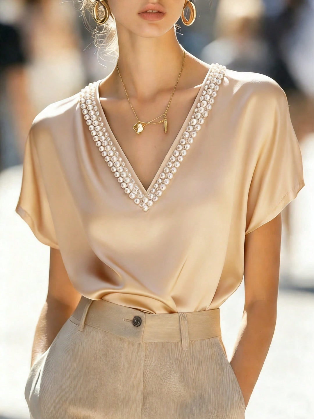 Bluza SHEIN, auriu