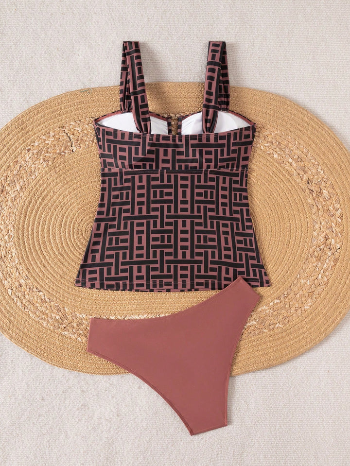 Costum de baie SHEIN, mix culori