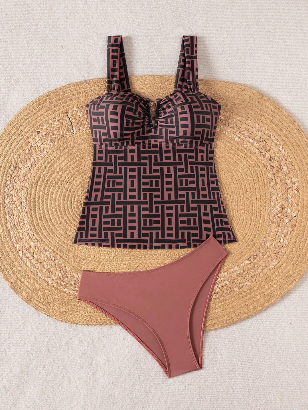 Costum de baie SHEIN, mix culori