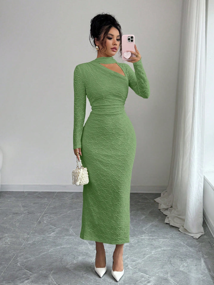 Rochie maxi SHEIN, verde