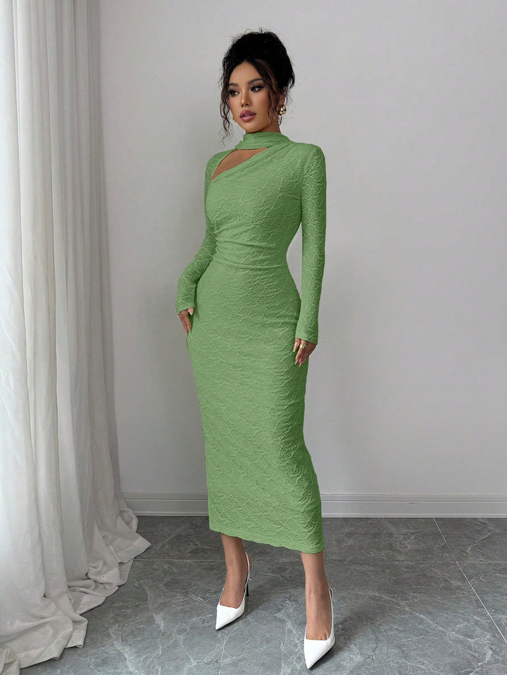 Rochie maxi SHEIN, verde