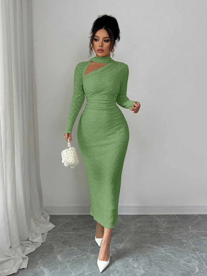 Rochie maxi SHEIN, verde