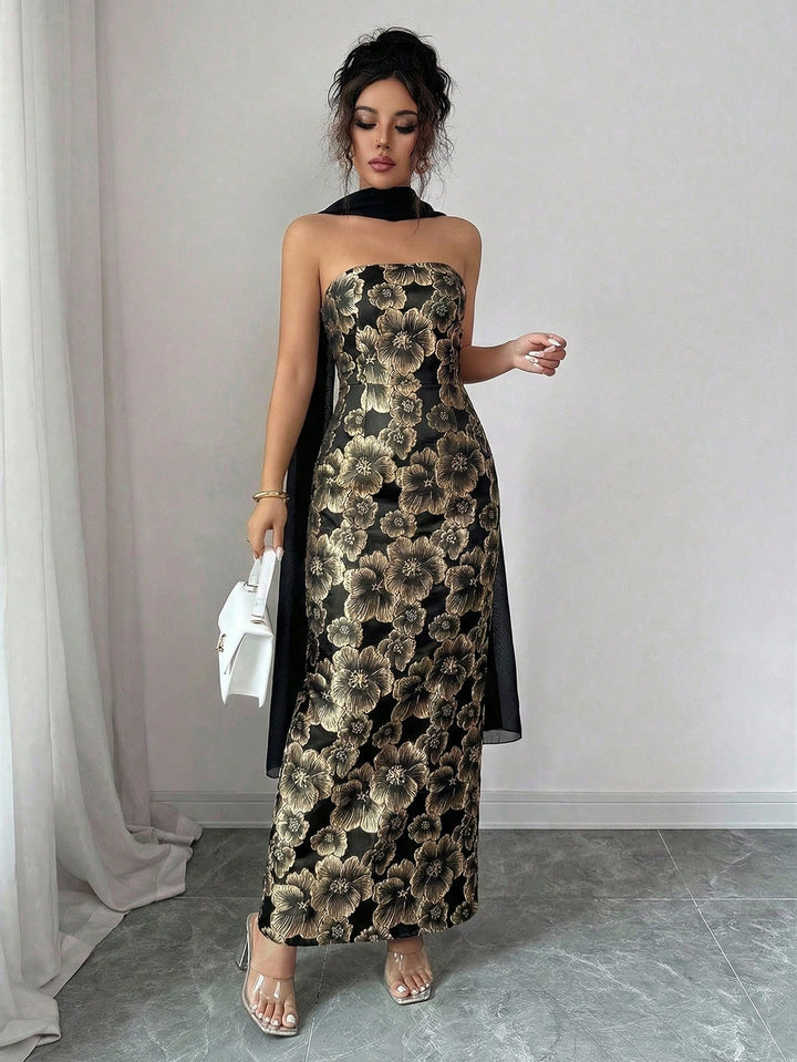 Rochie midi SHEIN, negru