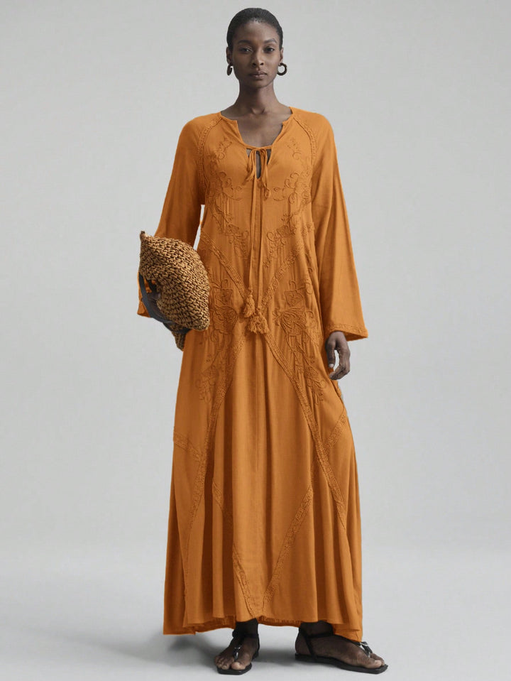 Rochie maxi SHEIN, maro