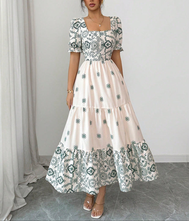 Rochie maxi SHEIN, mix culori