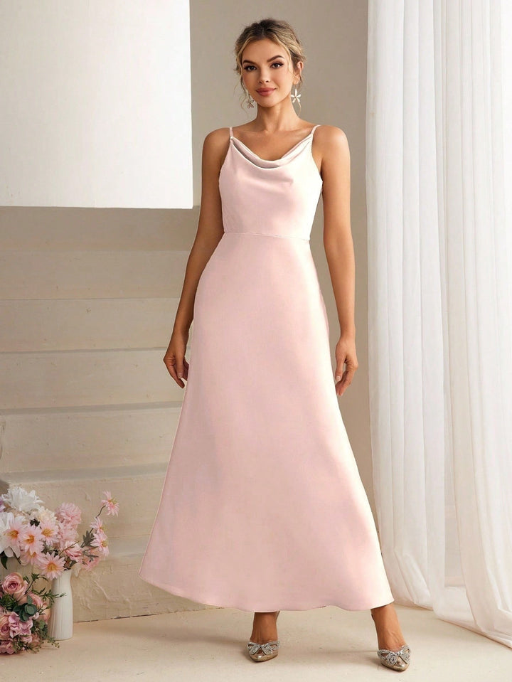 Rochie maxi SHEIN, roz