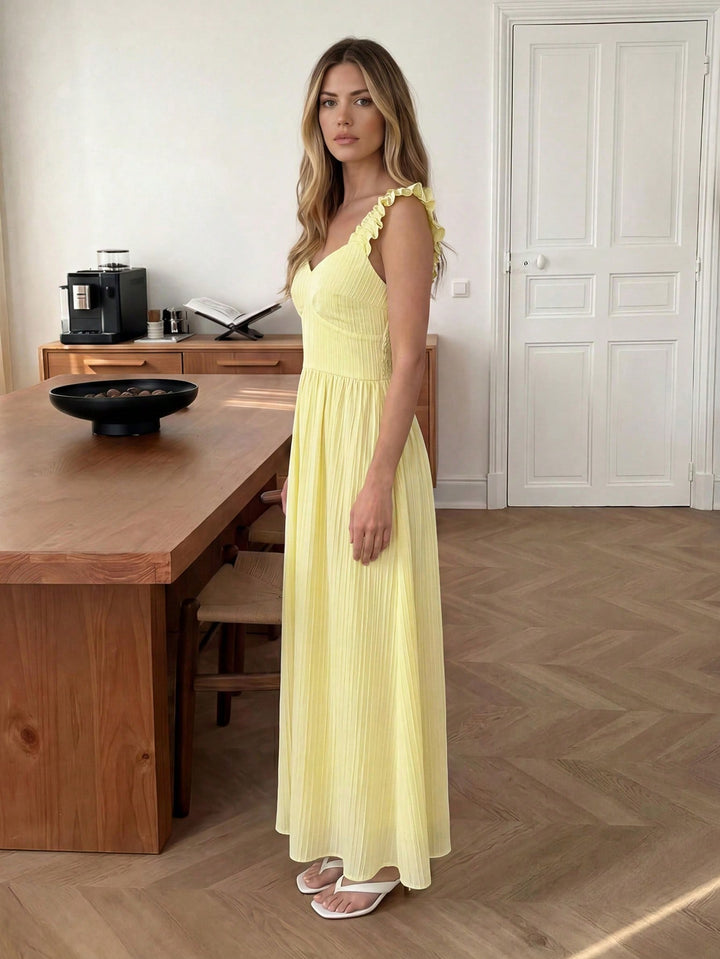 Rochie midi SHEIN, galben