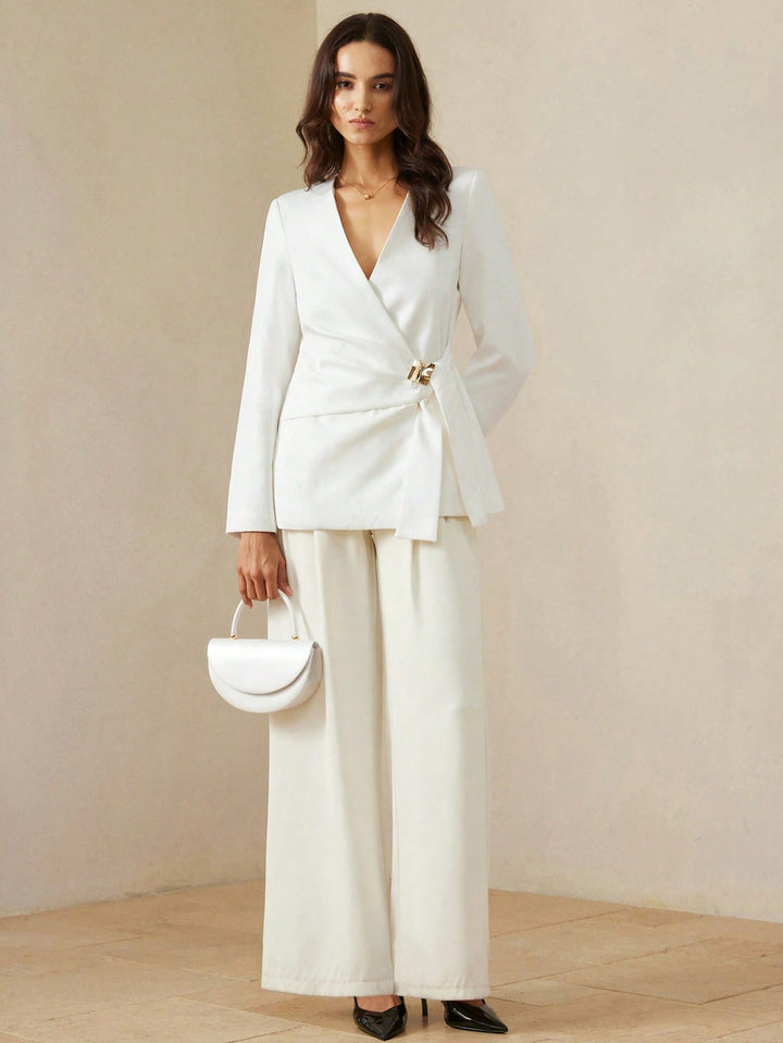 Sacou SHEIN, alb
