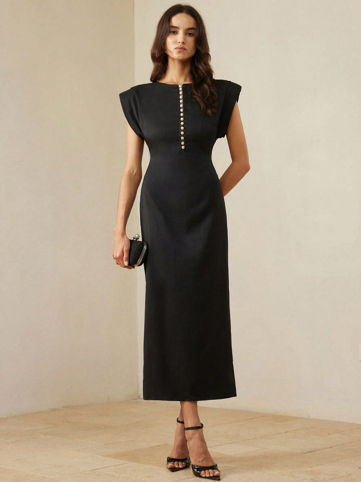 Rochie maxi SHEIN, negru