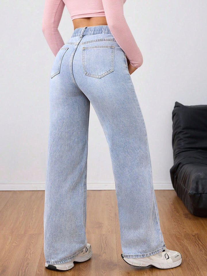 Jeans SHEIN, albastru