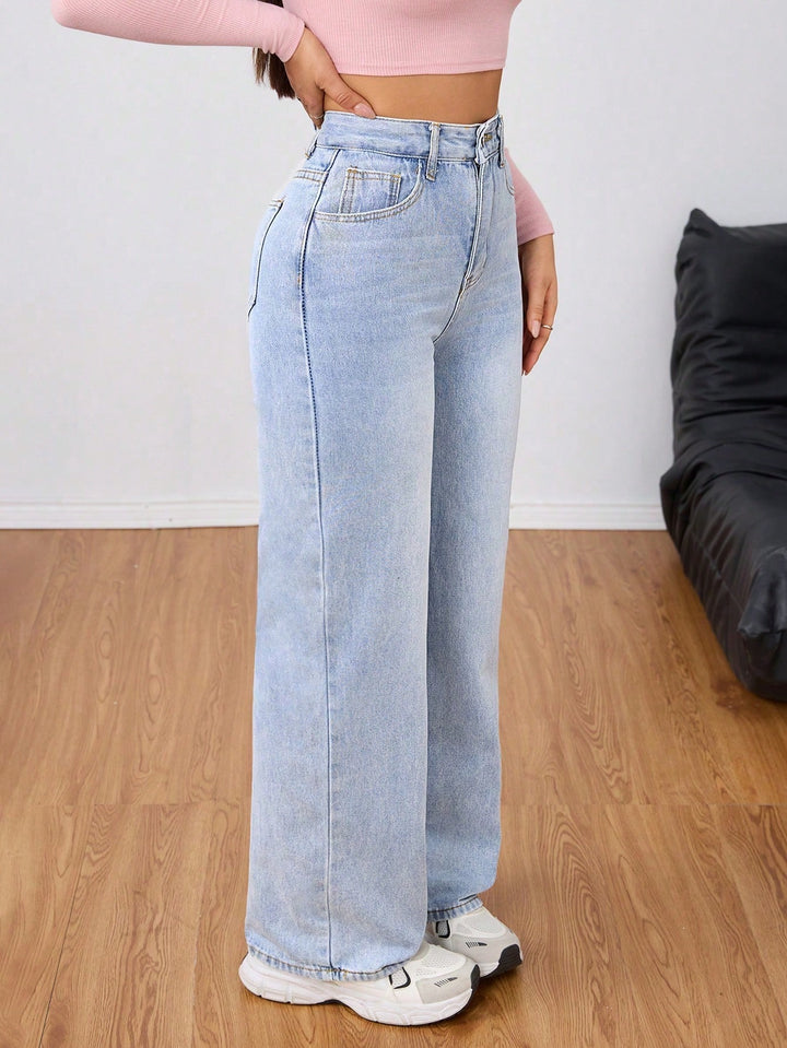 Jeans SHEIN, albastru