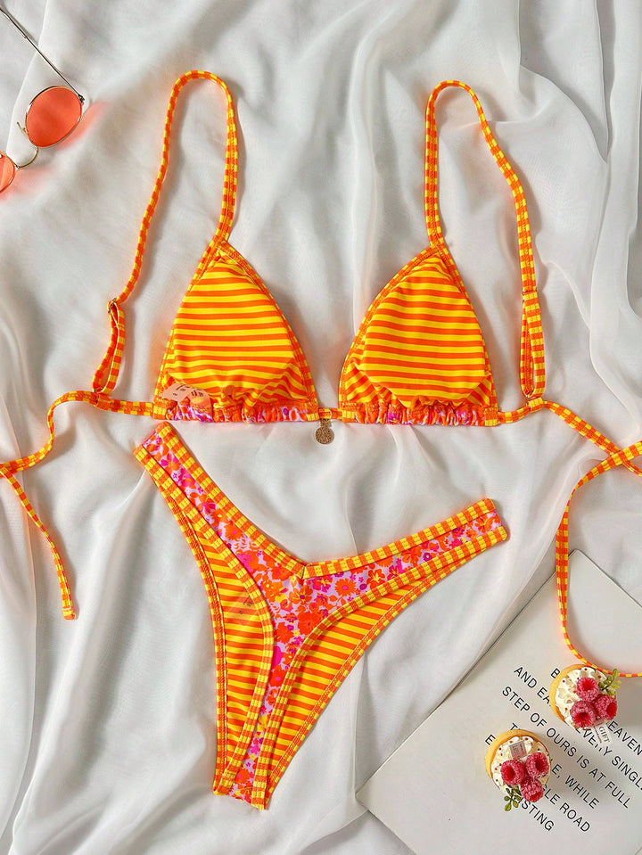Set bikini SHEIN, mix culori