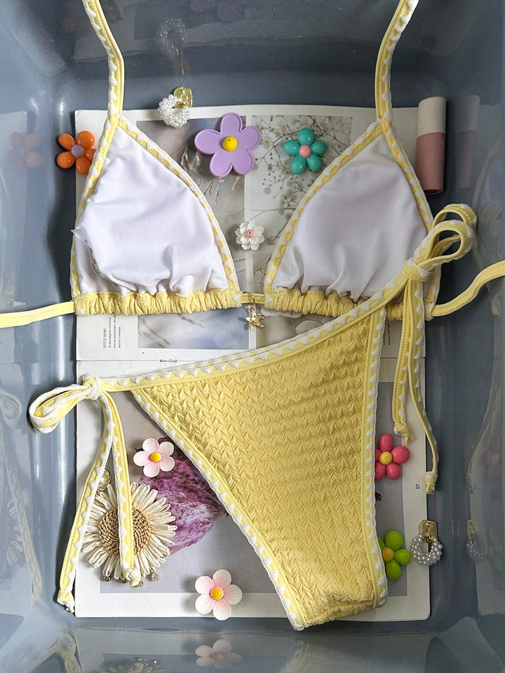 Set bikini SHEIN, galben