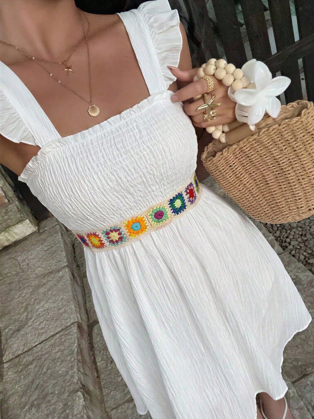 Rochie SHEIN, alb