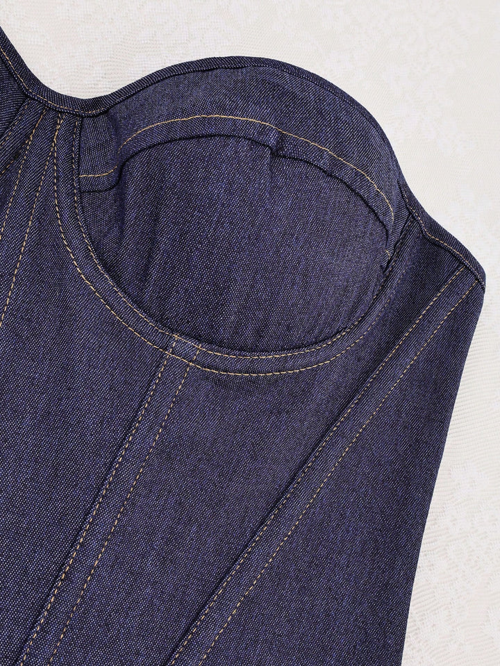 Top SHEIN, albastru