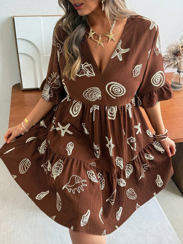 Rochie SHEIN, maro